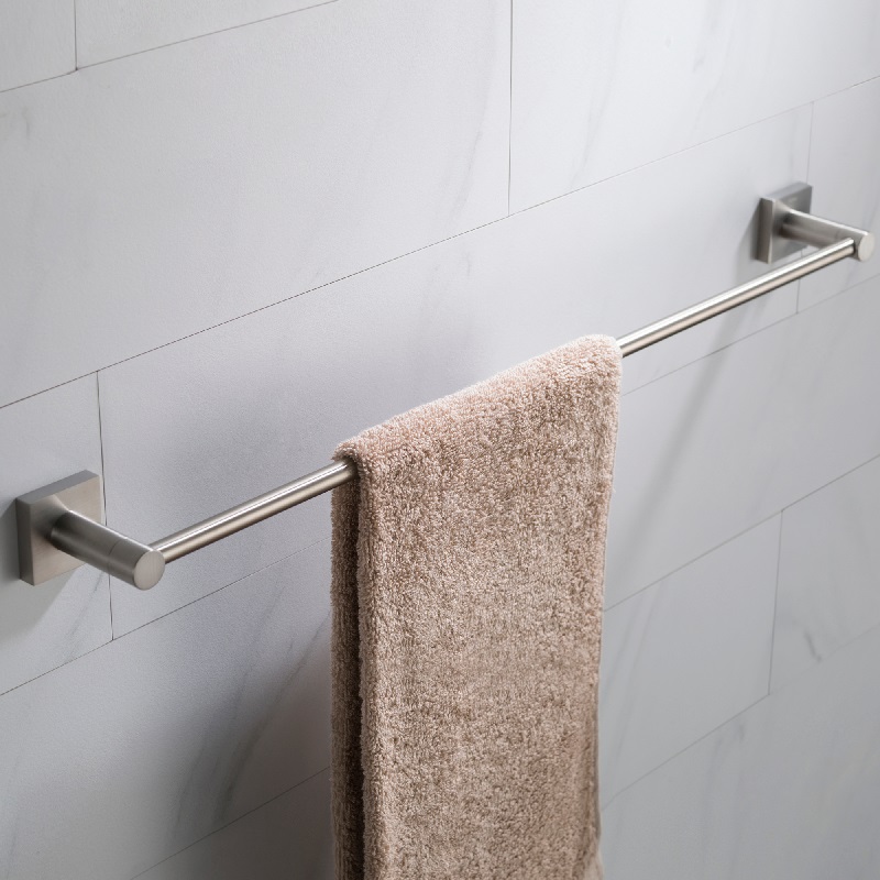 24 in. Ventus Bathroom Towel Bar, Brushed Nickel