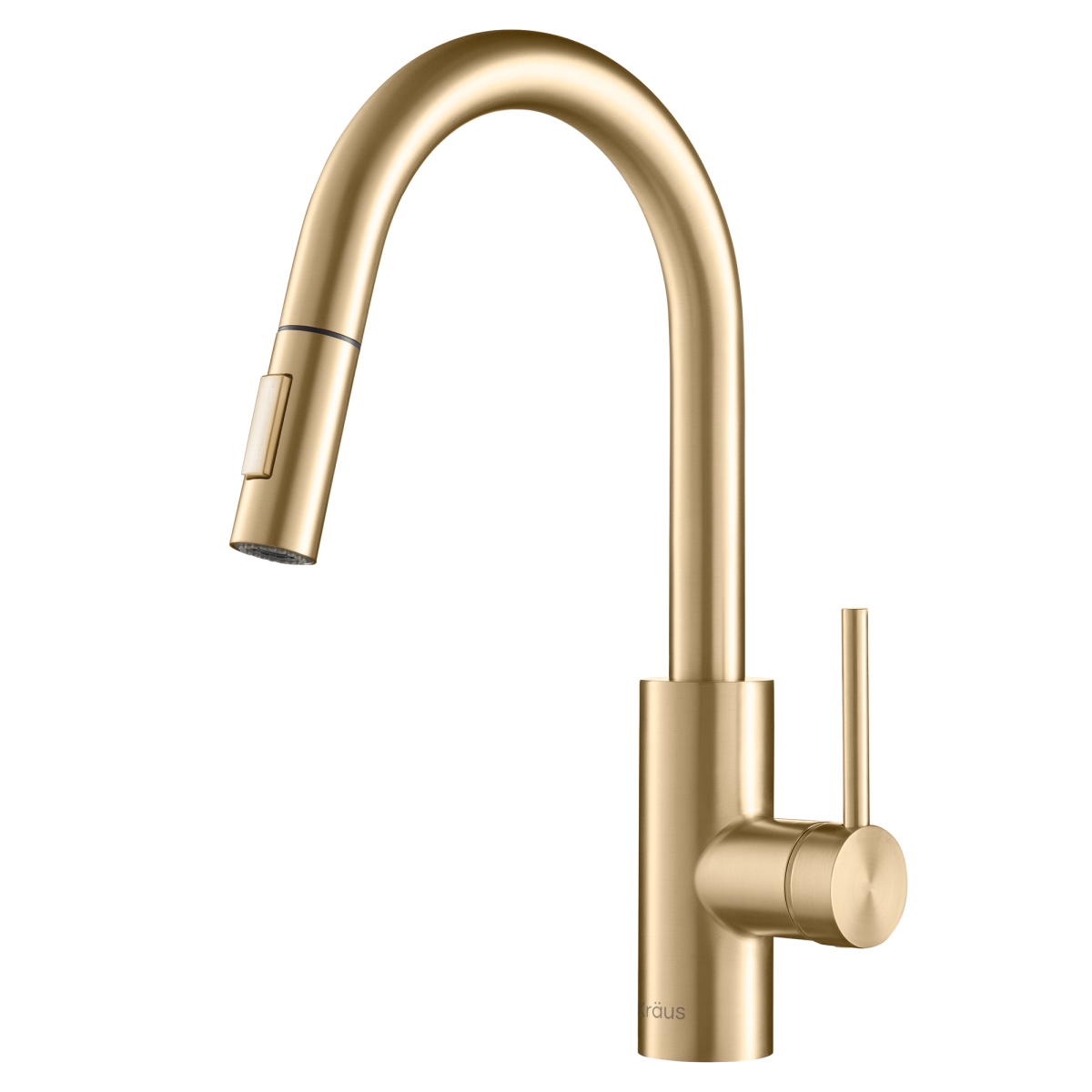 Picture of Kraus KPF-2620BG Oletto Single Handle Pull Down Kitchen Faucet in Gold Finish