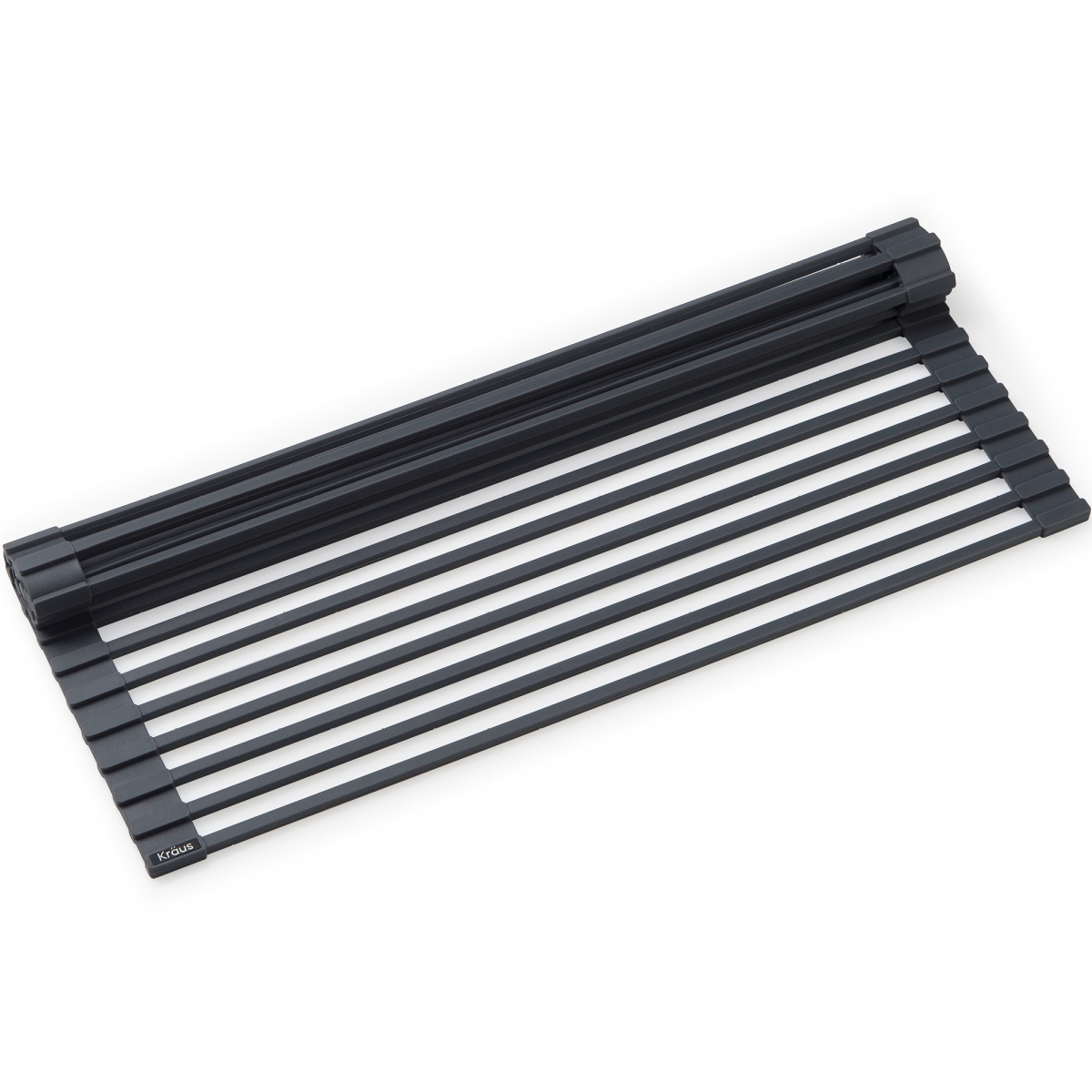 Kraus  Multipurpose Over Sink Roll-Up Dish Drying Rack - Dark Grey