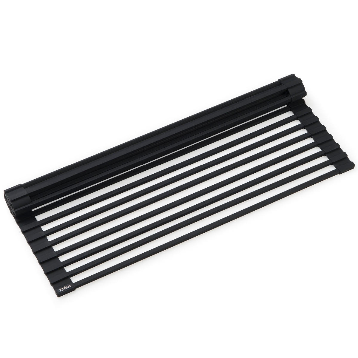 Kraus  Multipurpose Over Sink Roll-Up Dish Drying Rack - Matte Black