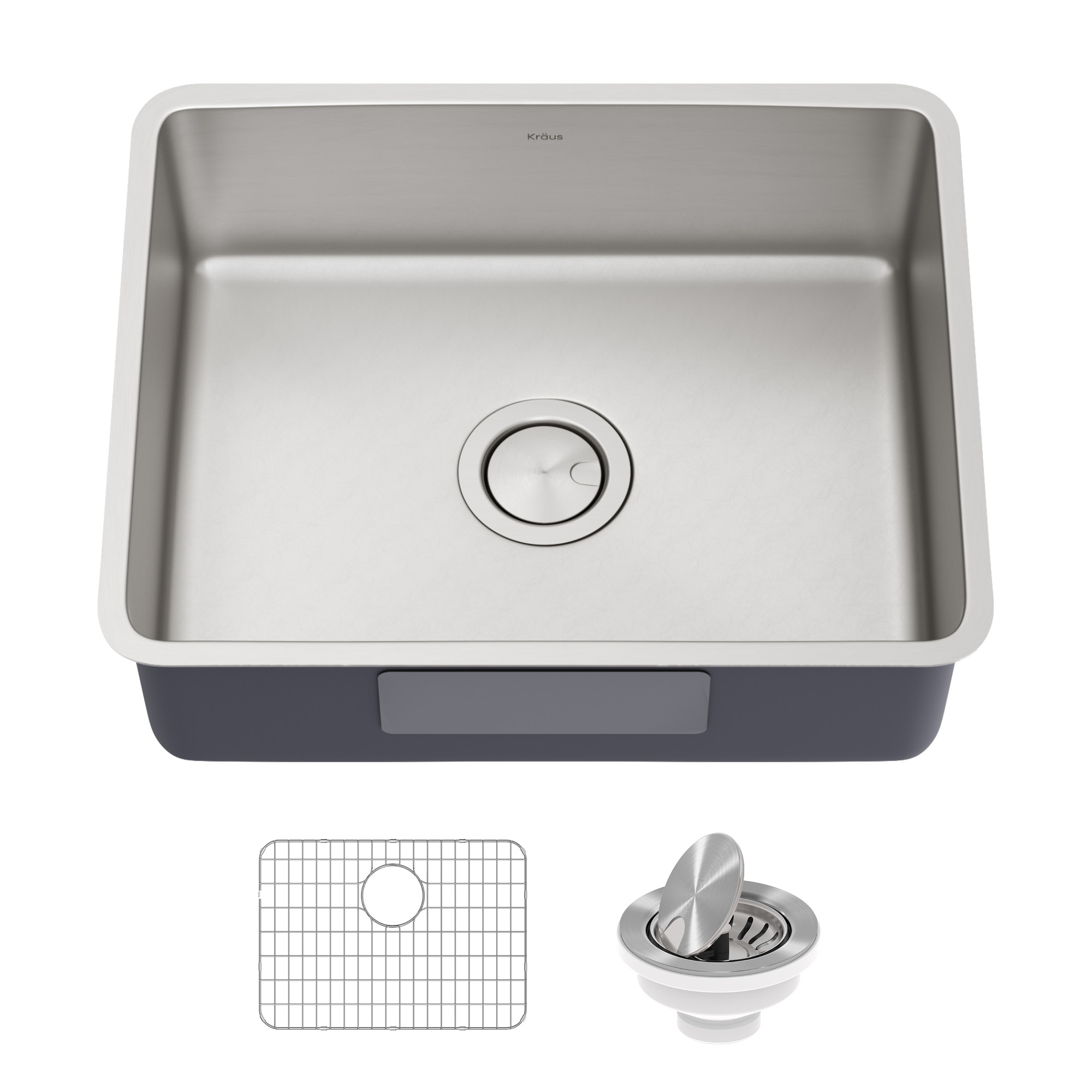 21 in. 16 Gauge Dex Undermount hygienic Stainless Steel Single Bowl Kitchen Sink
