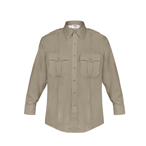 ELB-582D-15-33 DutyMaxx Long Sleeve Shirt, Silver Tan
