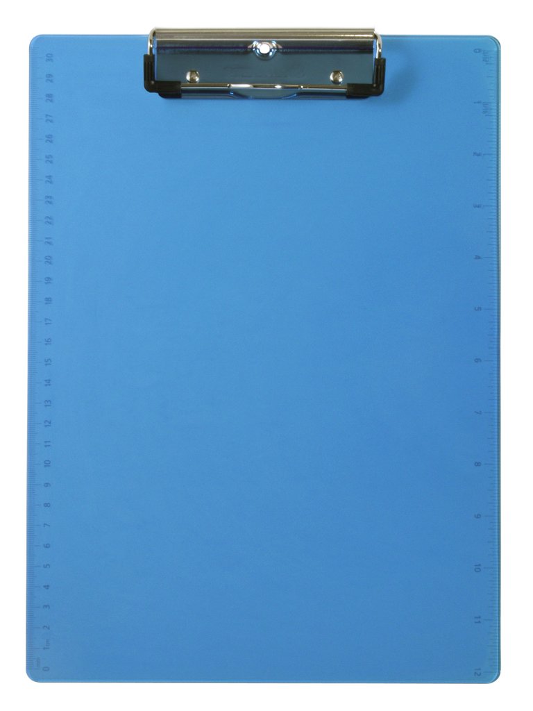 Blue with Acrylic Clipboard