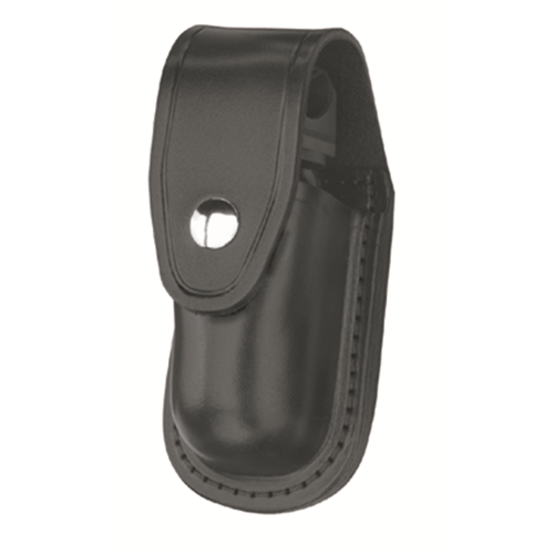 Aerosol Pouch, Leather, Black, Snap