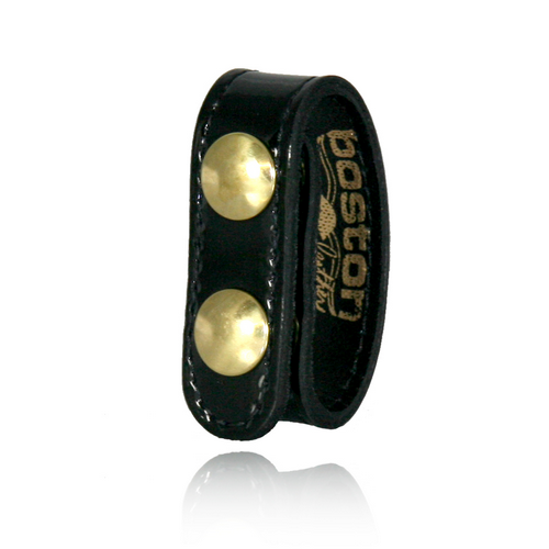 5456-2-N Nickel Belt Keeper with & Without Hidden Cuff Key, Black - 0.75 in.