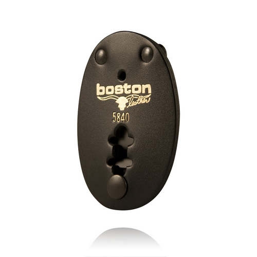 Picture of Boston Leather 5840-1 Oval Clip on Badge Holder