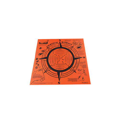 TSP-3768000 Survival Handkerchief, Orange