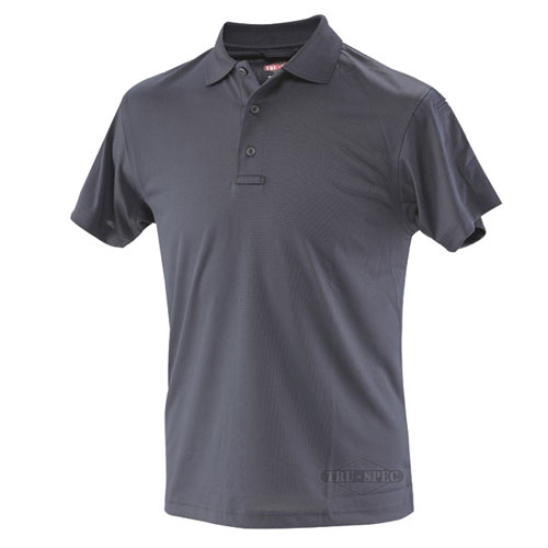 TSP-4340004 24-7 Mens Short Sleeve Performance Polo, Navy - Medium