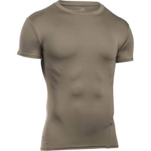 Under Armour 12160074993X Tactical Compression Heatgear Tee, Federal Tan - 3XL