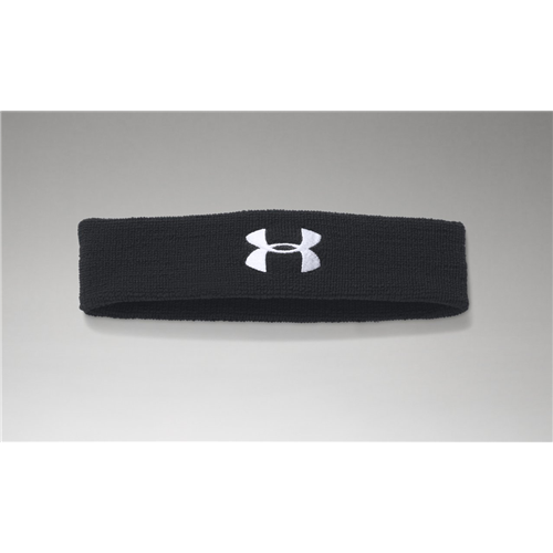 Picture of Under Armour 1276990001OSFA Performance Headband & Sweatband&#44; Black - One Size Fits