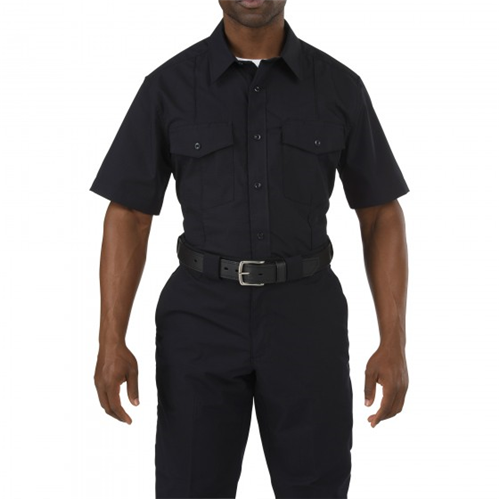 Picture of 5.11 Tactical 5-71038750LR Mens Stryke Short Sleeve PDU Class-B Shirt&#44; Midnight Navy - Large