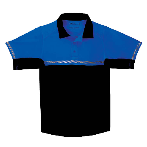 Picture of 5.11 Tactical 5-71322693M Bike Patrol Short Sleeve Polo&#44; Royal Blue - Medium