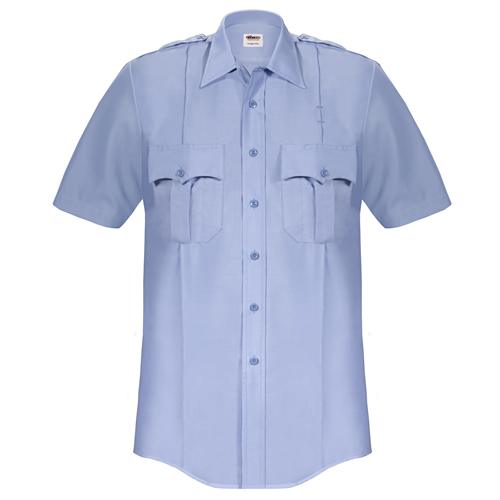 ELB-P868-M Paragon Plus Short Sleeve Shirt - Blue, Medium