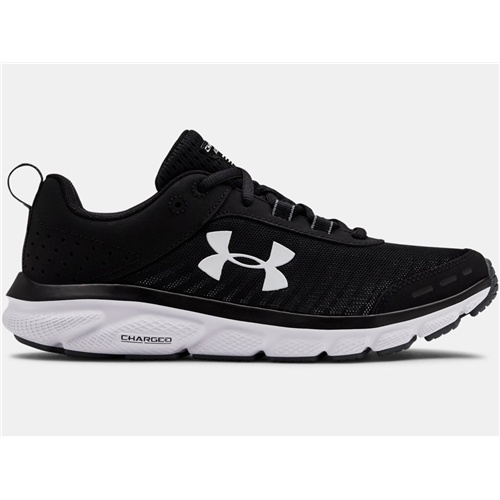 Picture of Under Armour 30219720016 Womens Charged Assert 8 Running Shoe&#44; Black & White - Size 6
