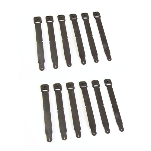 HSG-91SC12BK Book Clip Pouches - Black, Short