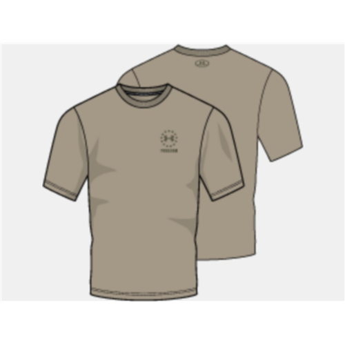 under armour khaki t shirt