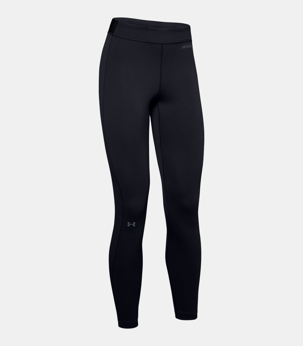 Under Armour Women's ColdGear Base Legging 2.0 Black/Pitch Gray 1343325-001, XS