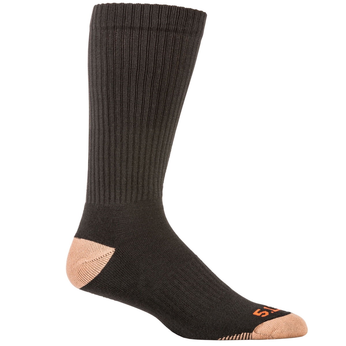 Picture of 5.11 Tactical 5-10039019S-M Cupron Crew Socks - Pack of 3&#44; Black - Small & Medium