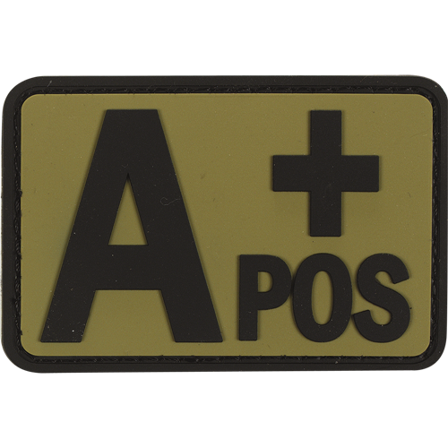 VDT07-0991007000 Blood Type A Plus Patch - Coyote