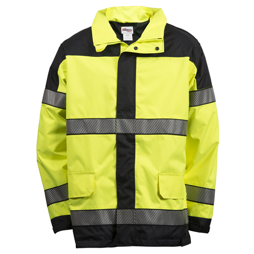 ELB-SH3404-M-R Shield Hivis Parka Jacket - Hi Vis Navy, Medium