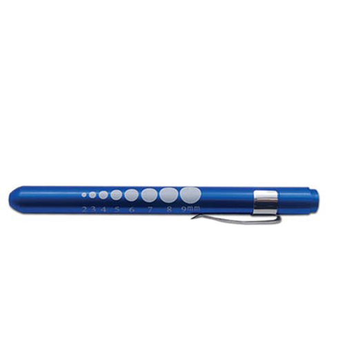 EMI-222-B Ultra-Light Penlight, Blue - Pupil Gauge