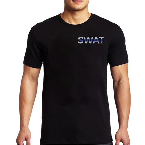 TBL-MEN-SWAT-BLACK-3XL Mens Short Sleeve T-Shirt - SWAT , Black - 3XL