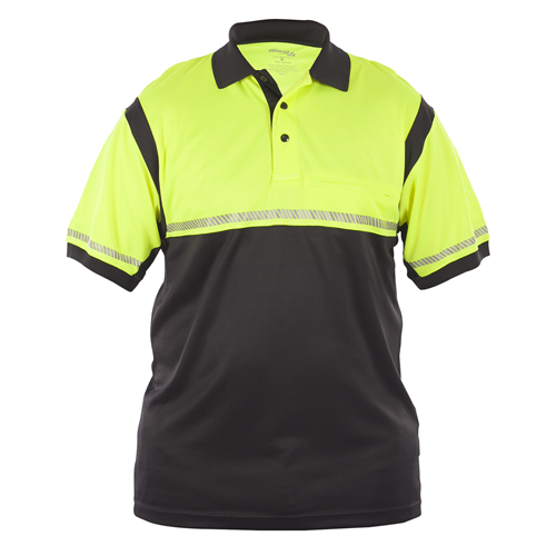 ELB-K5214-M UFX Short Sleeve Ultra-Light T-Shirt, Navy & Hi-Vis - Medium