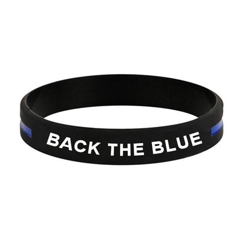 TBL-BACK-BLUE-BR-9 Back the Blue Bracelet,  - 9 in.