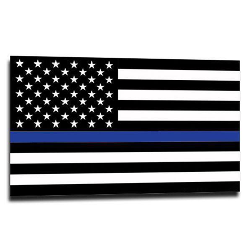 American Flag Sticker, 6 x 4 in.