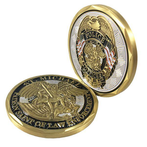 TBL-COIN-MICHAEL Challenge Coin, Saint Michael