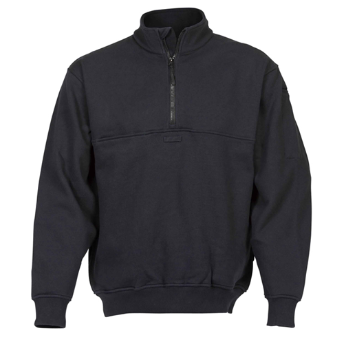 ELB-3730-S Shield Job Self Collar Shirt, Navy - Small