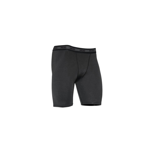 -3GX52Y-M-60 Power Skins Compression Performance Mens Short, Black - Medium