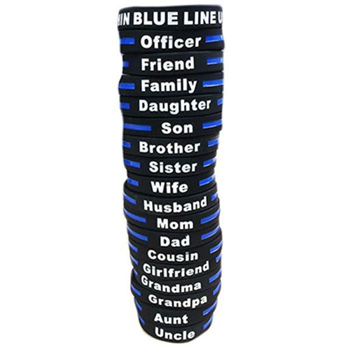 TBL-DAUGHTER-BR Personalized -  Silicone Bracelet - Daughter, 8 in.