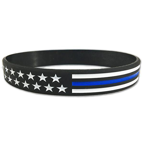 TBLAMBR101 10 in  American Flag Bracelet