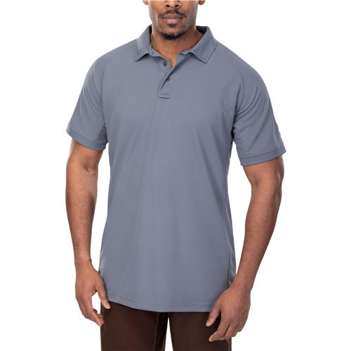 VTX-VTX4000PTGYXLARGE Coldblack Mens Short Sleeve Polo - Long, Grey - Extra Large