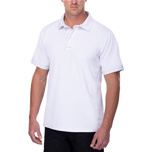 VTX-VTX4000PTWHMEDIUM Coldblack Mens Short Sleeve Polo - Long, White - Medium