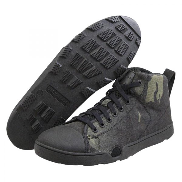 Picture of Altama OS-333051-9 9 in. OTB Maritime Assault Mid Boots&#44; Black MultiCam