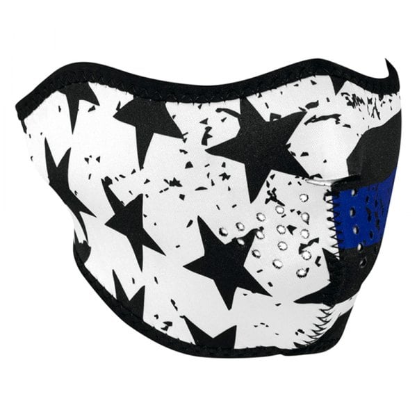 Zan Headgear ZAN-WNFM171H Neoprene Half Face Mask, Blue
