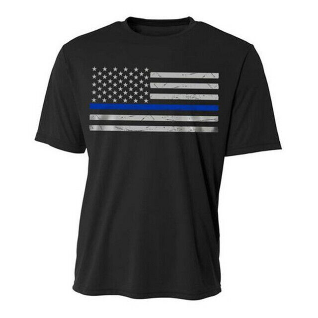 TBL-POLY-CLASSIC-BLACK-2X Classic Performance Polyester Mens T-Shirt, Black - 2XL