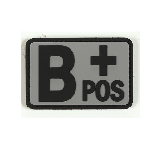 VDT07-0993014000 Blood Type B Positive Patch, Gray