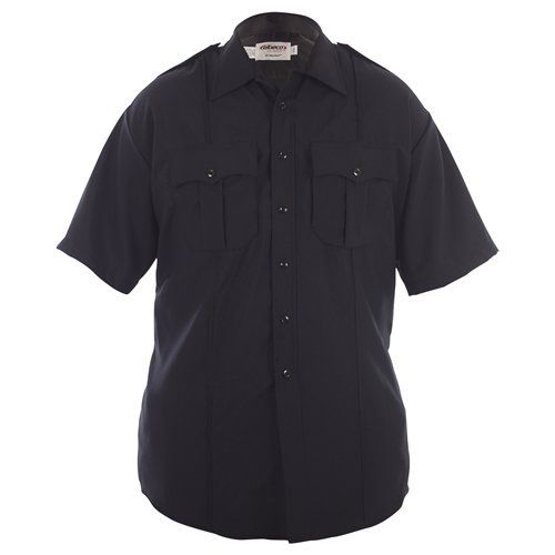 ELB-8840N-17.5 Distinction Short Sleeve Shirt, Midnight Navy - Size 17.5