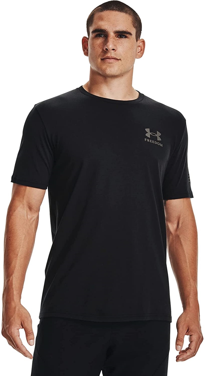 Under Armour 1370816002MD Men New Freedom Flag Camo T-Shirt, Black & Brown Umber - Medium -  Inner Armour