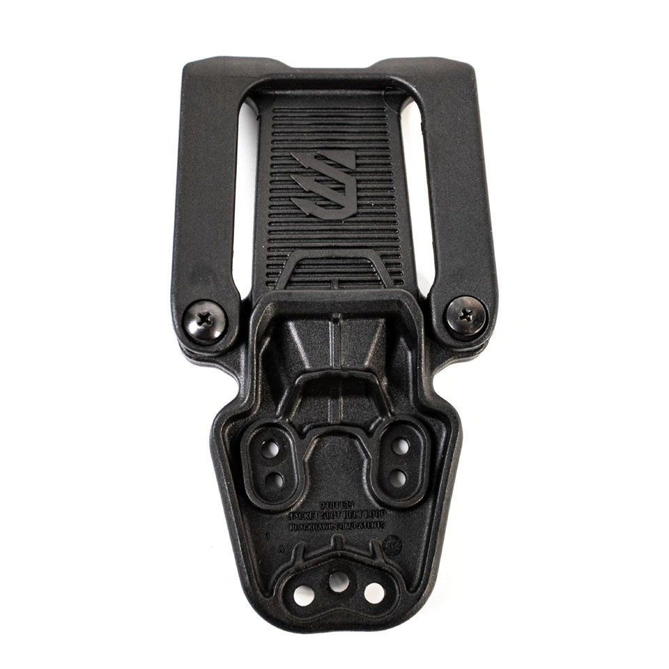 BH-44H908BK T-Series Black Jacket Slot Belt Loop, Clam