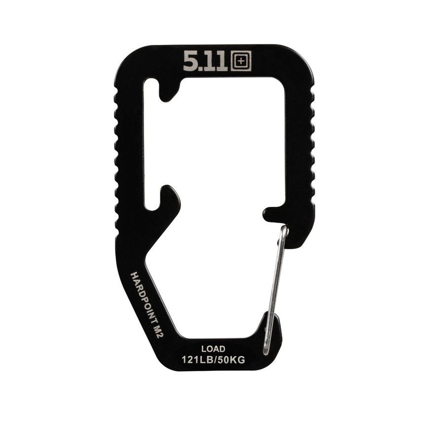 Picture of 5.11 Tactical 5-565950191SZ Hardpoint M2 Carabiner&#44; Black