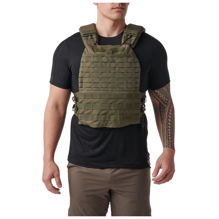 Picture of 5.11 Tactical 5-561001861SZ Tactec Plate Carrier - Ranger Green