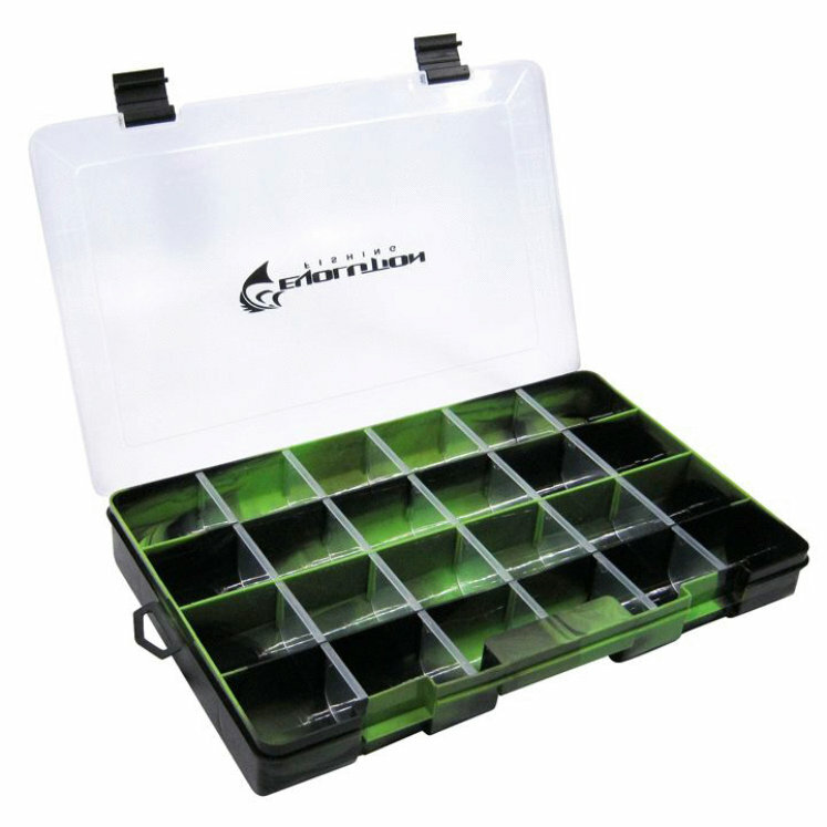 Drift Series 3700 Colored Tackle Tray, Green