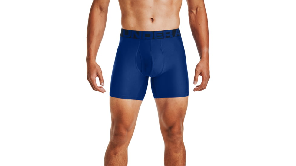 Picture of Under Armour 1363619400XL 6 in. UA Tech Boxerjock&#44; Royal - Extra Large - Pack of 2