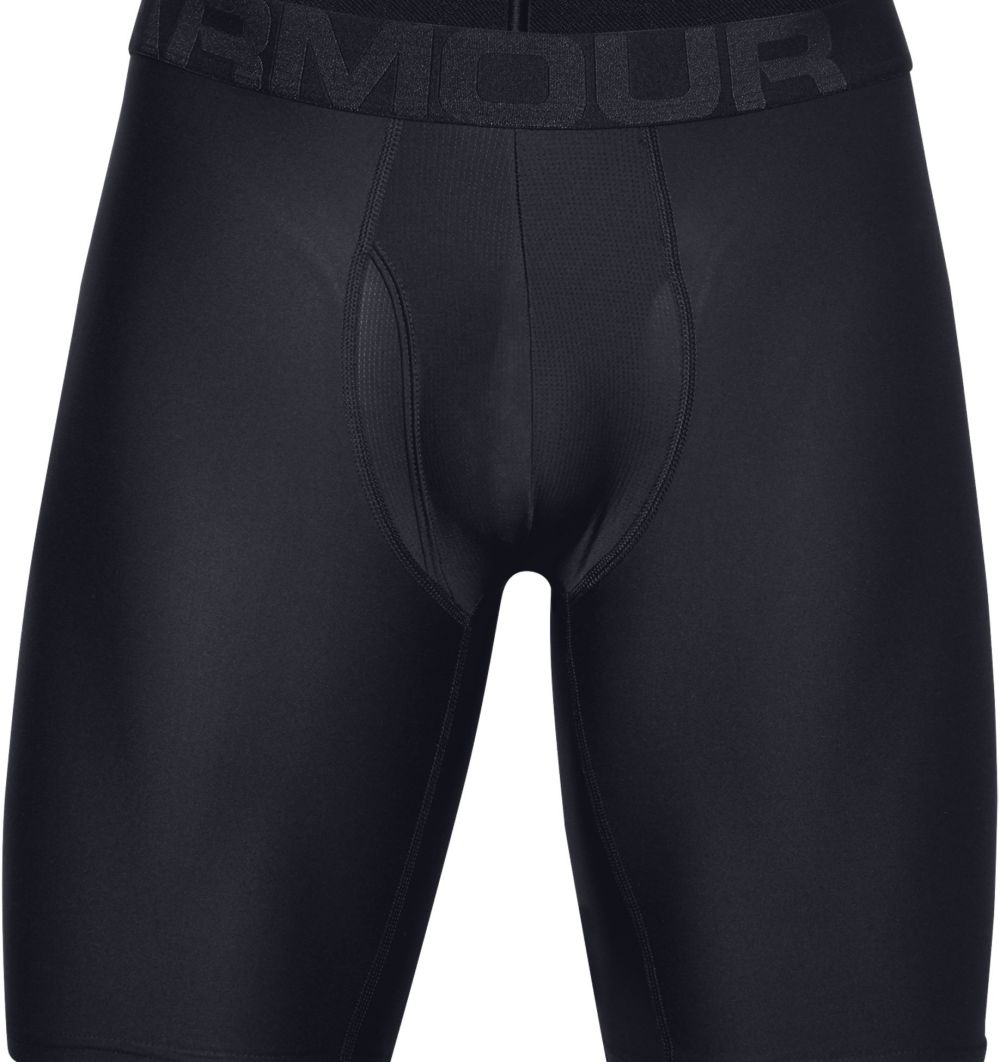 Picture of Under Armour 13636220112X 9 in. Tech Boxerjock Underwear&#44; Mod Gray Light Heather - 2XL - Pack of 2