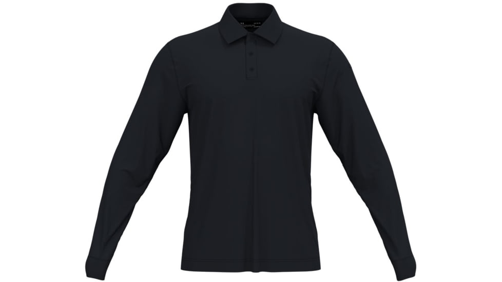 Picture of Under Armour 1365383465XL Men Tac Performance Polo 2.0 Long Sleeve&#44; Dark Navy Blue - Extra Large Size