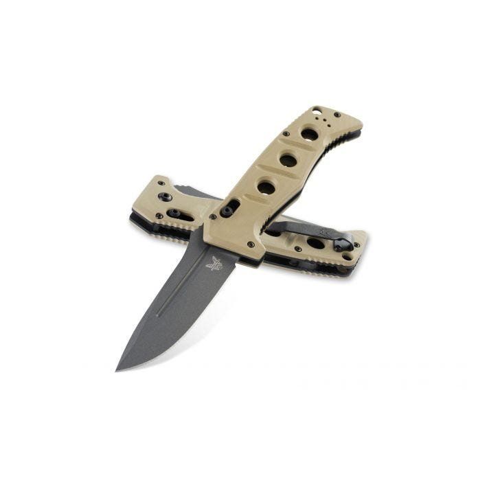 Benchmade Adamas 3.78 inch Automatic Knife - Desert Tan -  2750GY-3